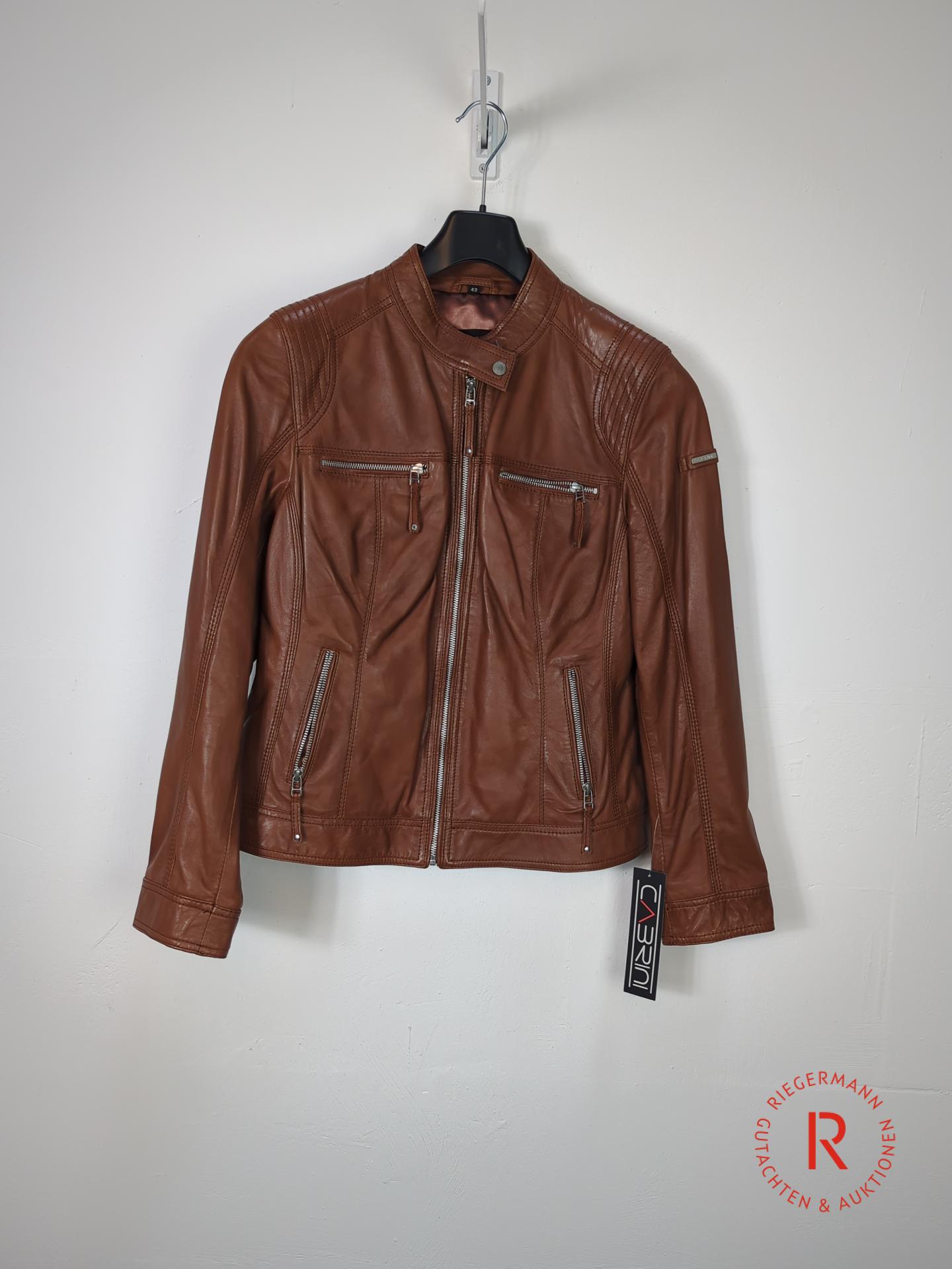 DAMEN LEDERJACKE GRÖSSE 42